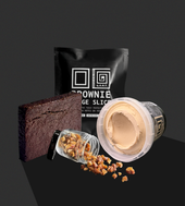 BAILEYS PECAN BROWNIE STACK