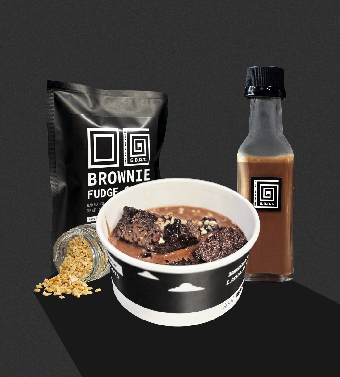 BROWNIE HOT CHOCOLATE FLOAT